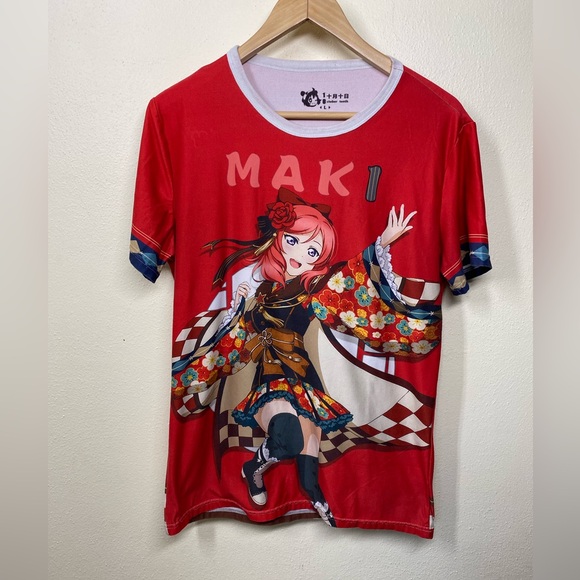 🧁 LoveLive Maki Nishikino Anime Tee Adult L - Picture 1 of 4